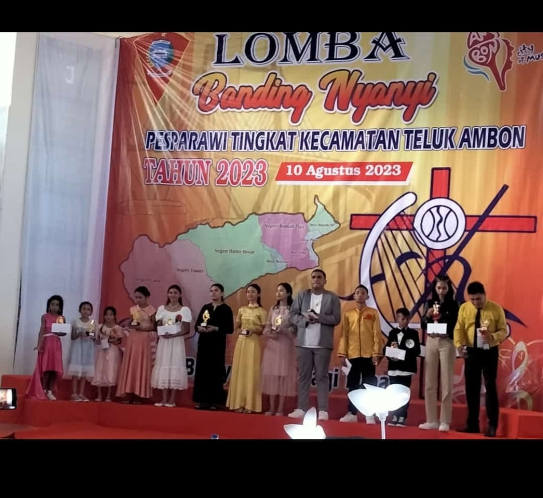 Perkuat Kontingen Pesparawi Teluk Ambon, Hunuth Siap Berlaga Di Lomba Banding Nyanyi Tingkat Kota Ambon.